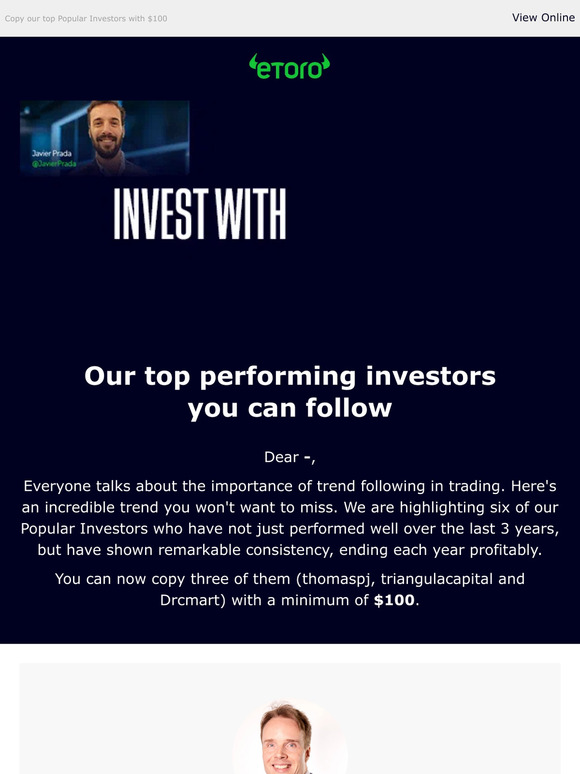 Invest with the best — these investors finished 3 years in the black
