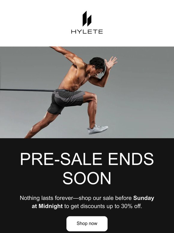 HYLETE Pre-Sale Ends Sunday at Midnight!