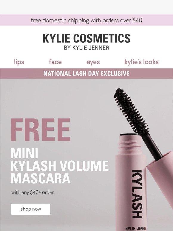 don't miss out on a FREE mini mascara 🎁