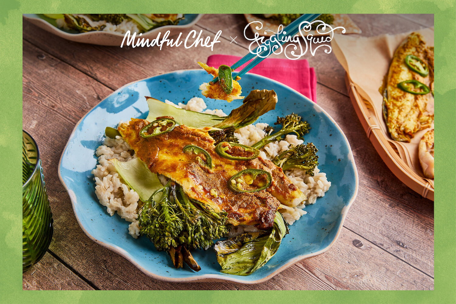 Turmeric Sea Bass Parcels & Sticky Coconut Rice