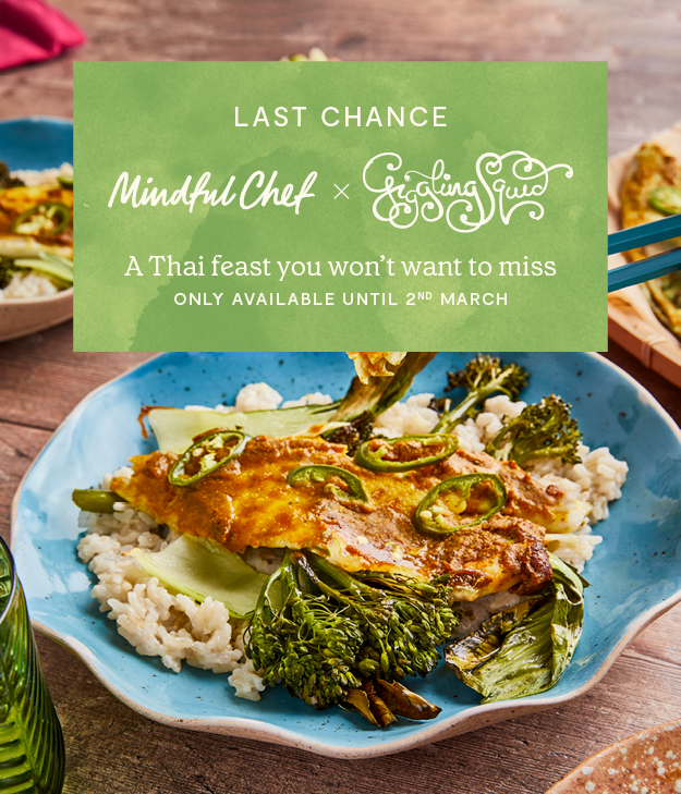 Last Chance: Mindful Chef x Giggling Squid