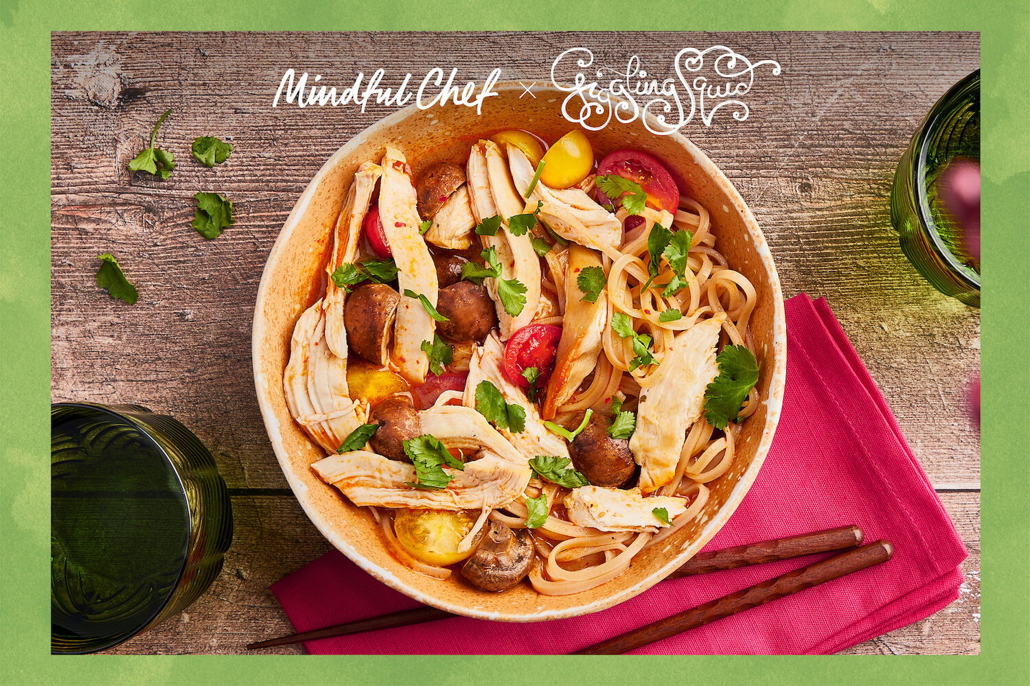 Coconut Chicken ‘Tom Kha’ Soup & Noodles