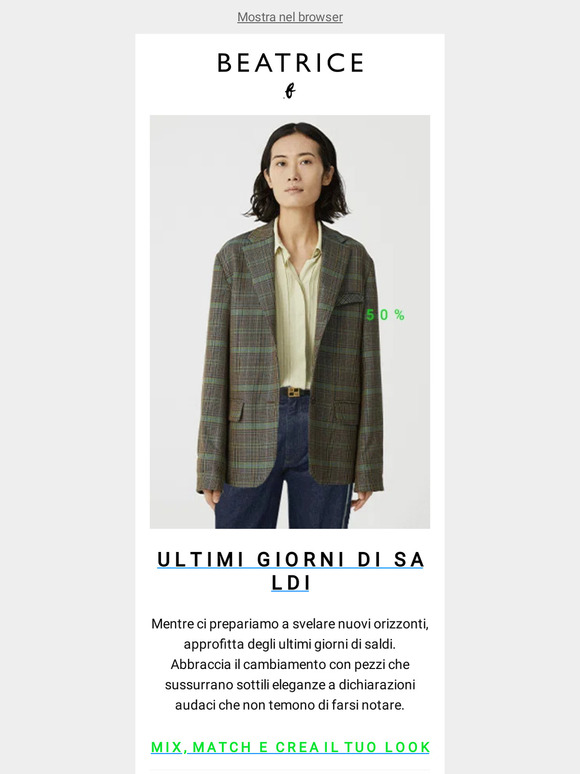 SALDI: Ultimi Giorni online
