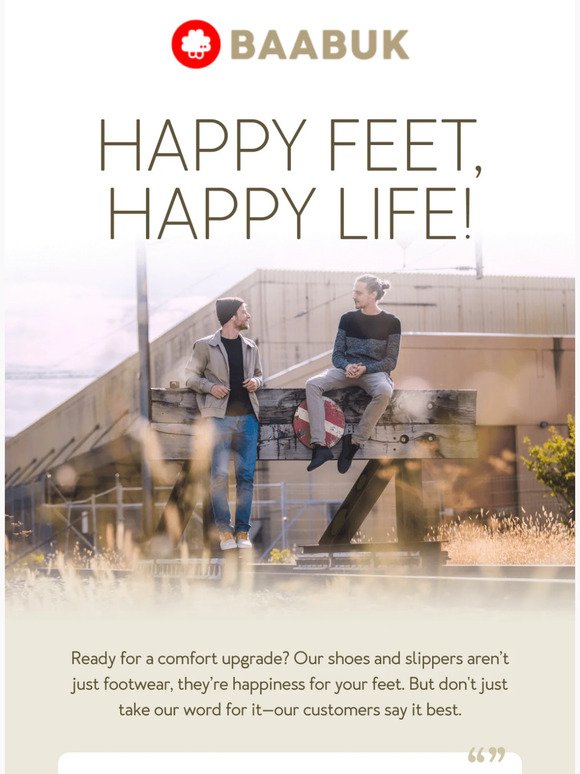 99% happier feet agree!