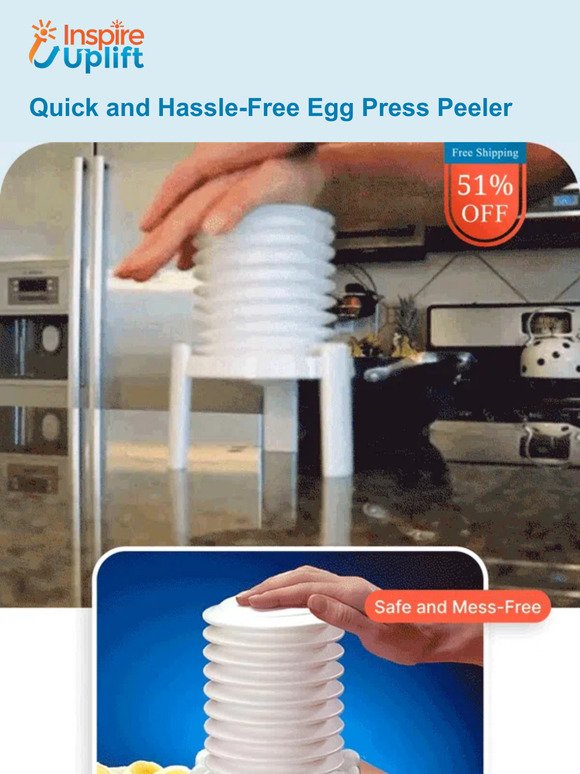 Peel Eggs Effortlessly with Our Creative Egg Peeler!