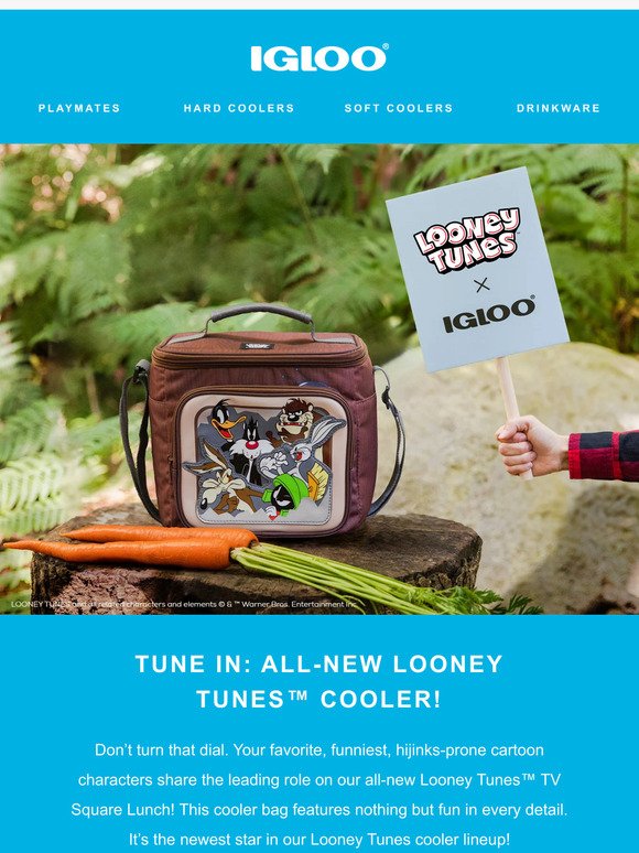 New Looney Tunes™ cooler in the wacky collection!📺🤪