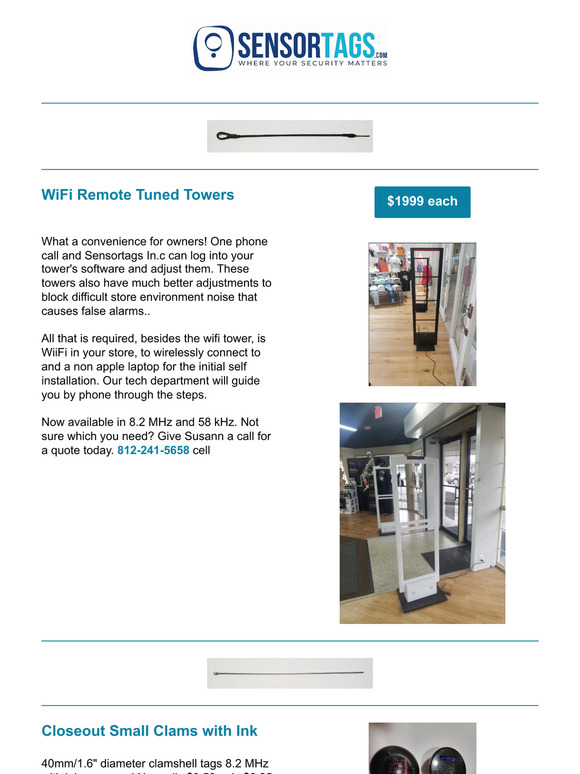 ❤️  Sensortags Newsletter    Customer