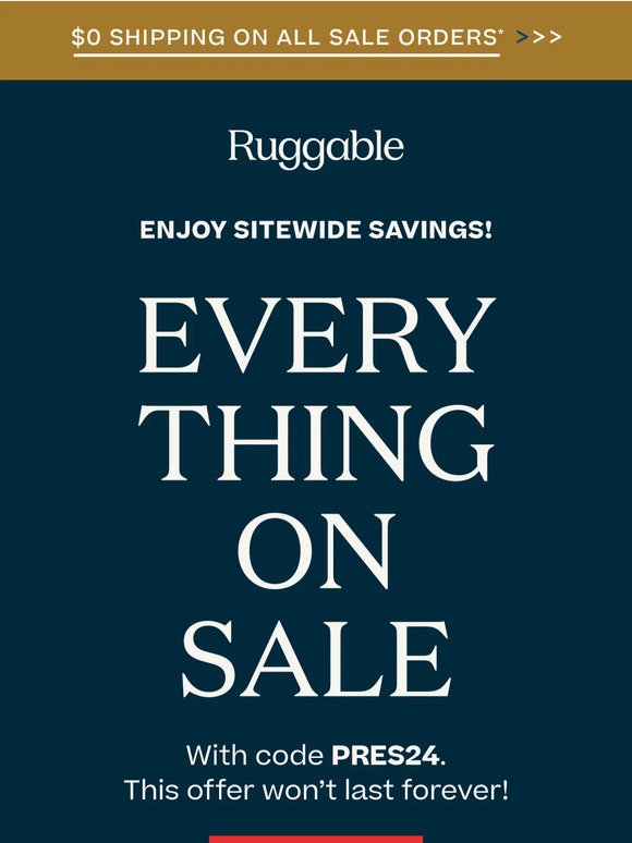 Pssst! Don't Miss Sitewide Savings