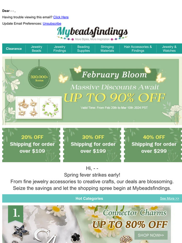 Mybeadsfindings February Bloom