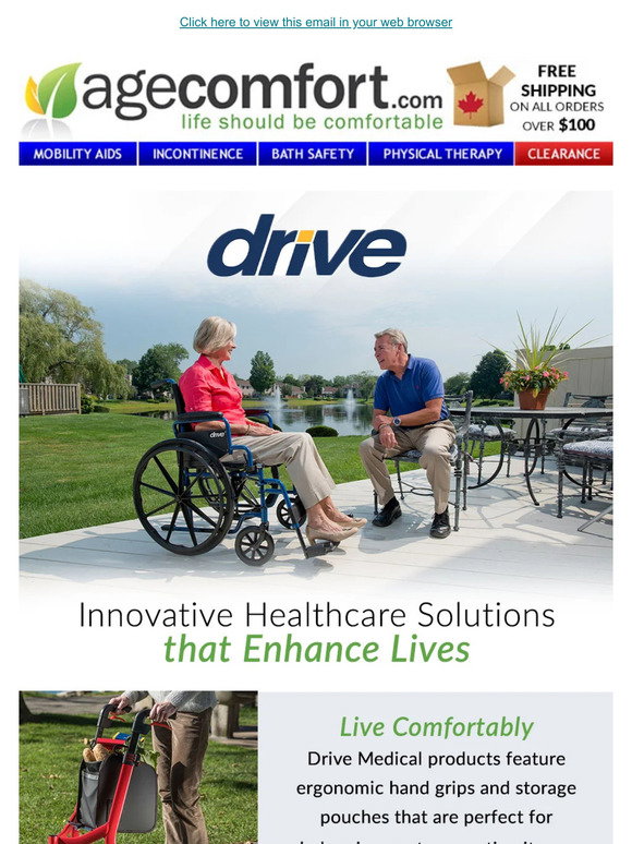 AgeComfort: Drive Medical Brand Spotlight | Milled
