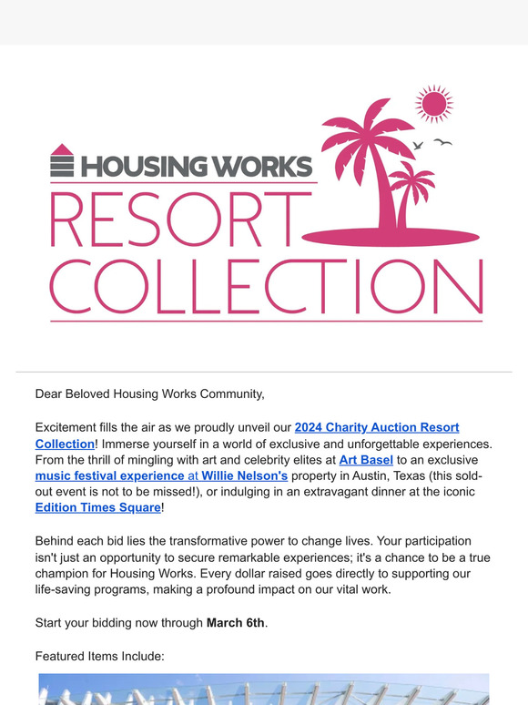 Housing Works Unveiling the Housing Works Spring Resort Collection