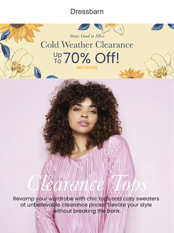 Dressbarn clearance outlet