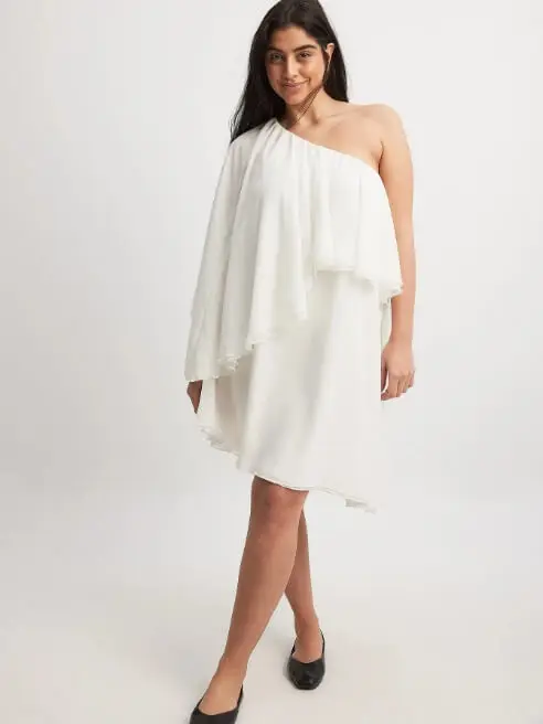 slim fit dress slacks Josephine HJ x NA-KD Scarf Gown Pink