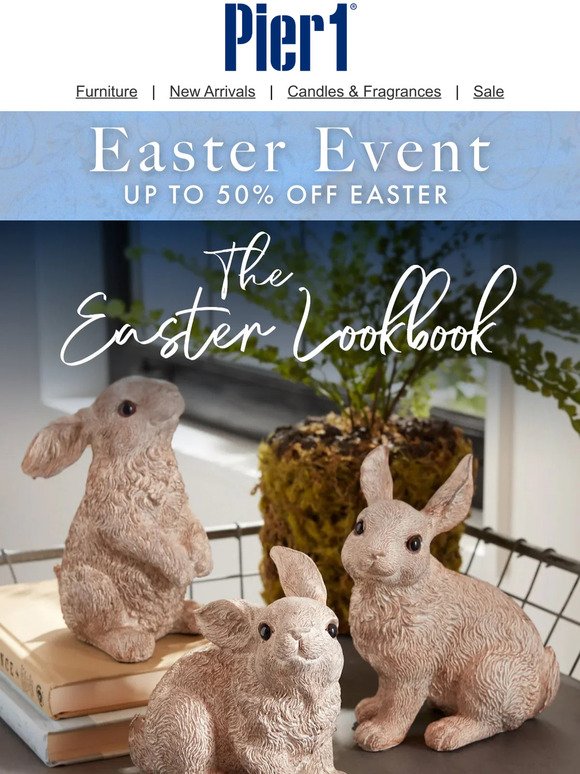 🐰 Up to 50% Off Our Easter Lookbook! Our Easter Shop is bursting with deals.