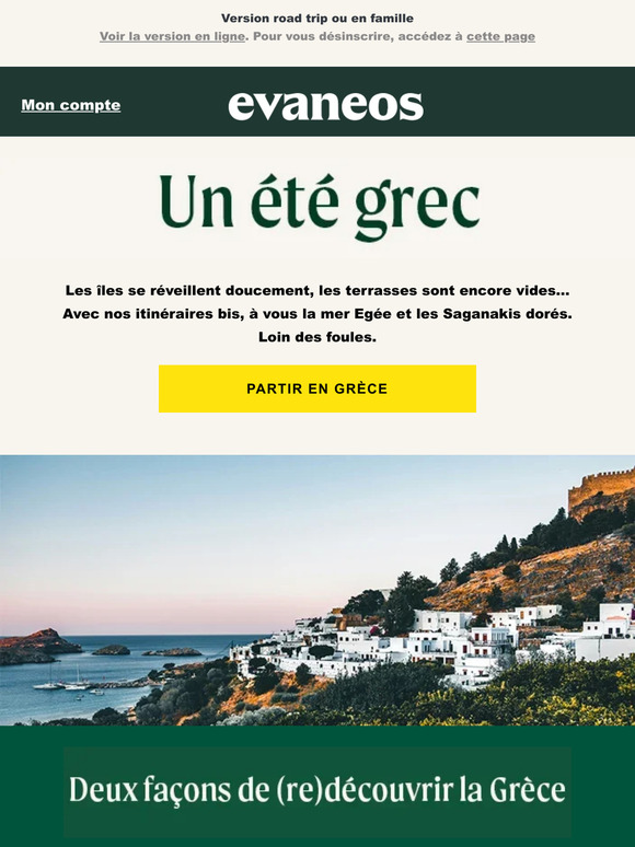 En Grèce, mais loin des foules
