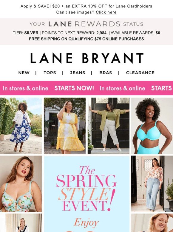 Enjoy 30% OFF *EVERYTHING*, c/o The Spring Style Event!