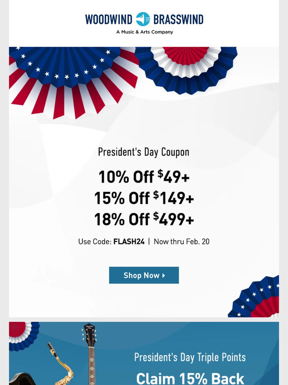 Last day to save up to 18%