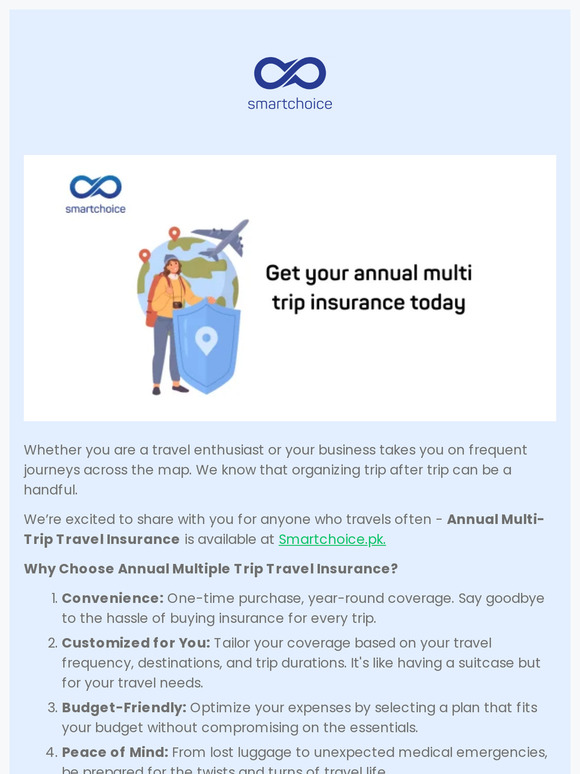 Simplify Your Travels with Annual Multi-Trip Travel Insurance 🌍✈️
