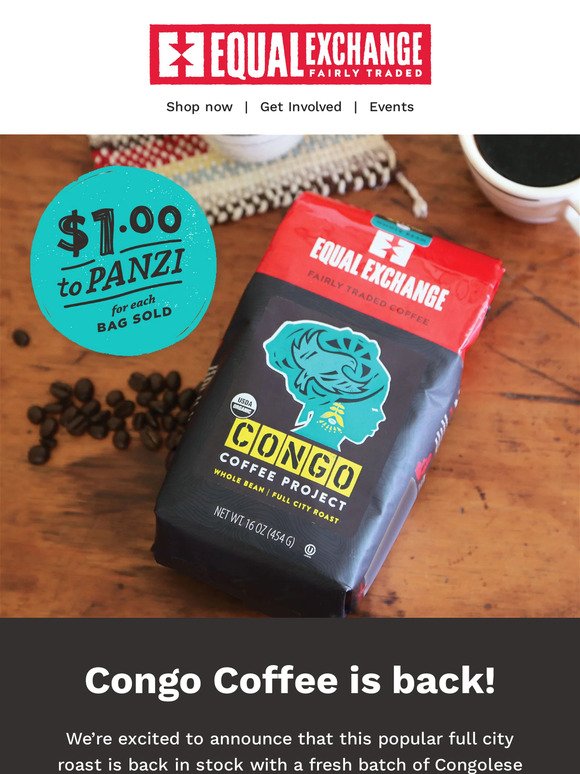 Congo Coffee Project is Back!