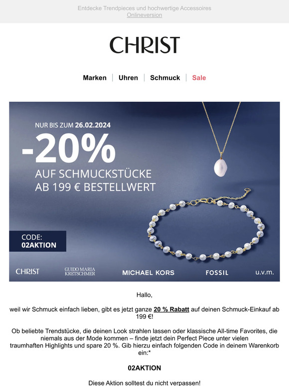 🤩 Sichere dir 20 % Rabatt auf...