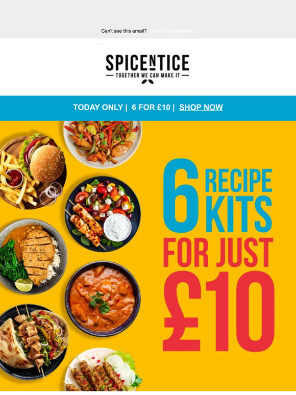 TODAY ONLY  |  6 kits for £10 ⚡