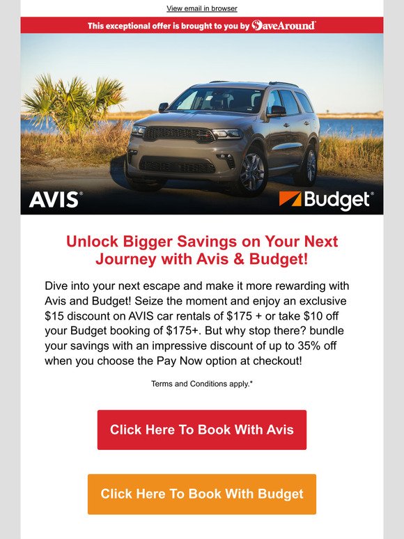 Escape the Winter Blues With Avis & Budget