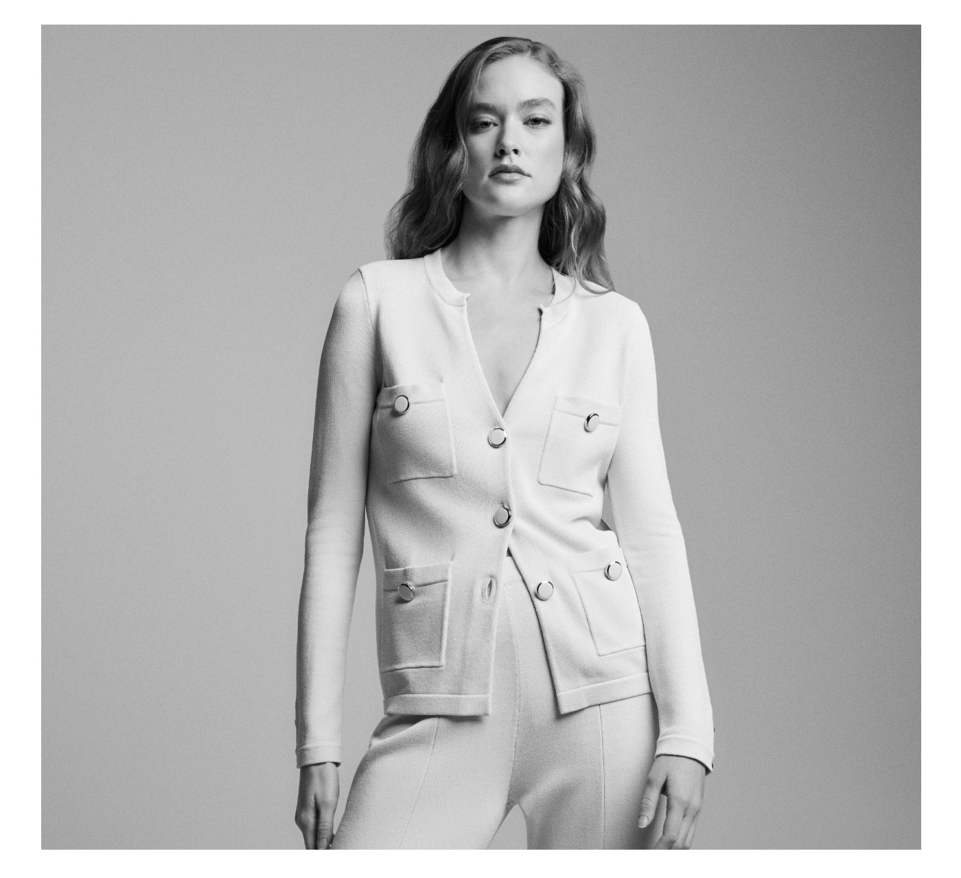 Santiago Knit Button Jacket