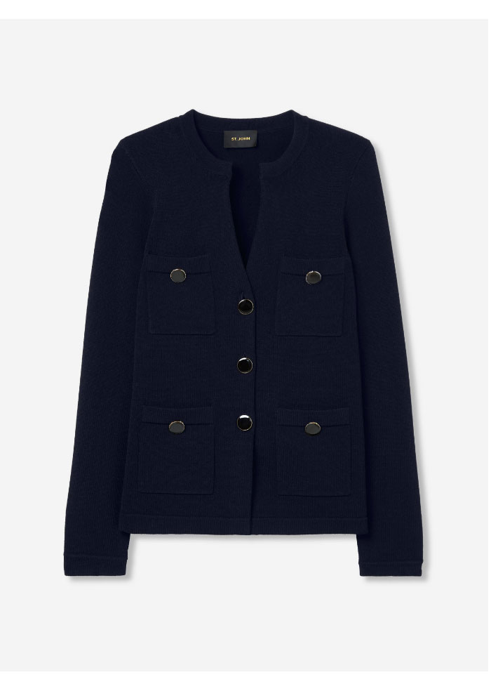 Santiago Knit Button Jacket
