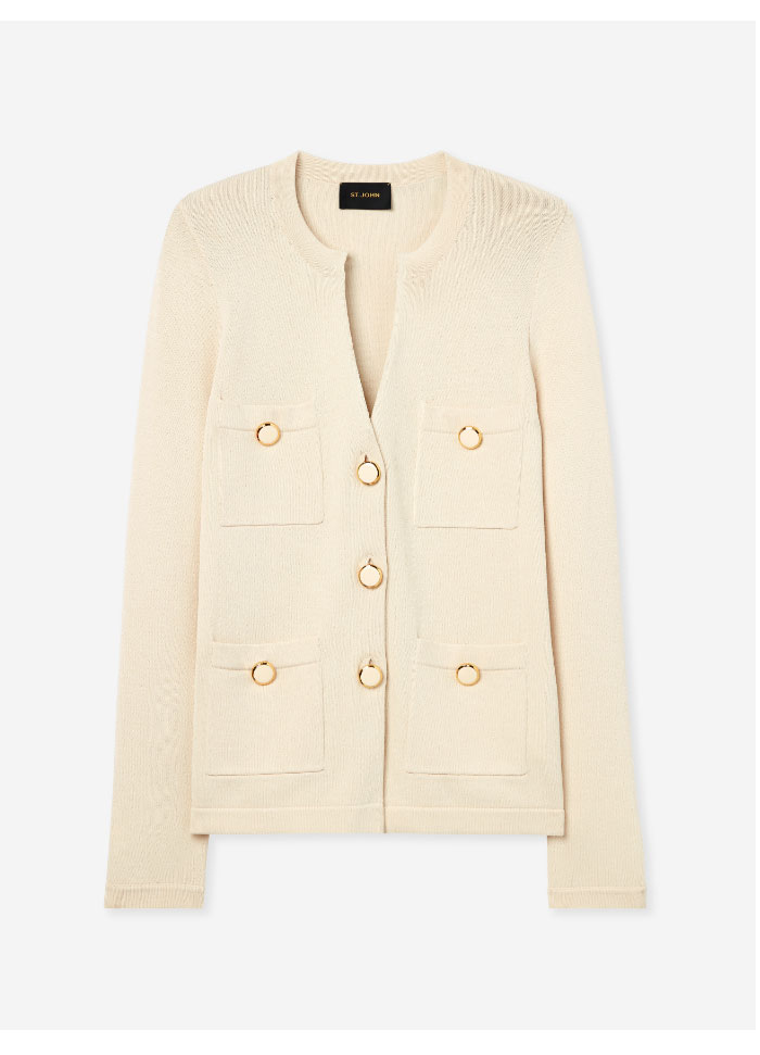 Santiago Knit Button Jacket