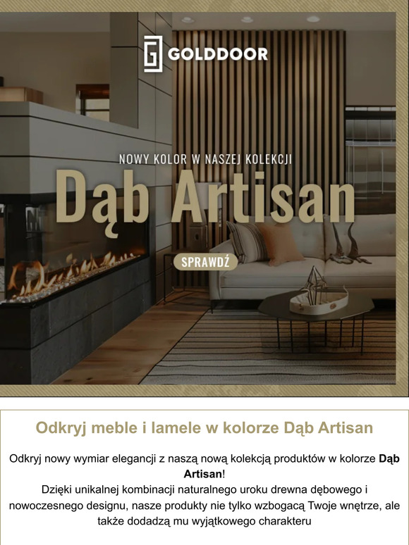 🌟 Odkryj nowy wymiar elegancji z Dąb Artisan! 🌿