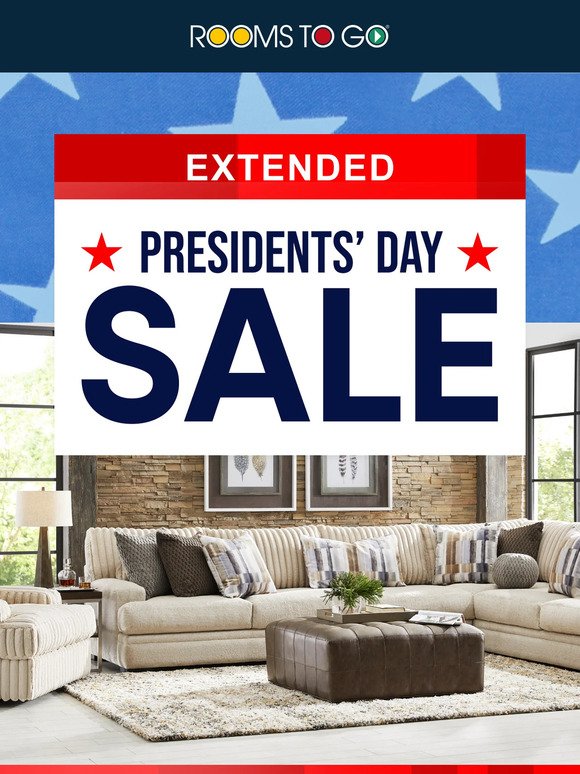 Save more! Presidents' Day Sale extended!