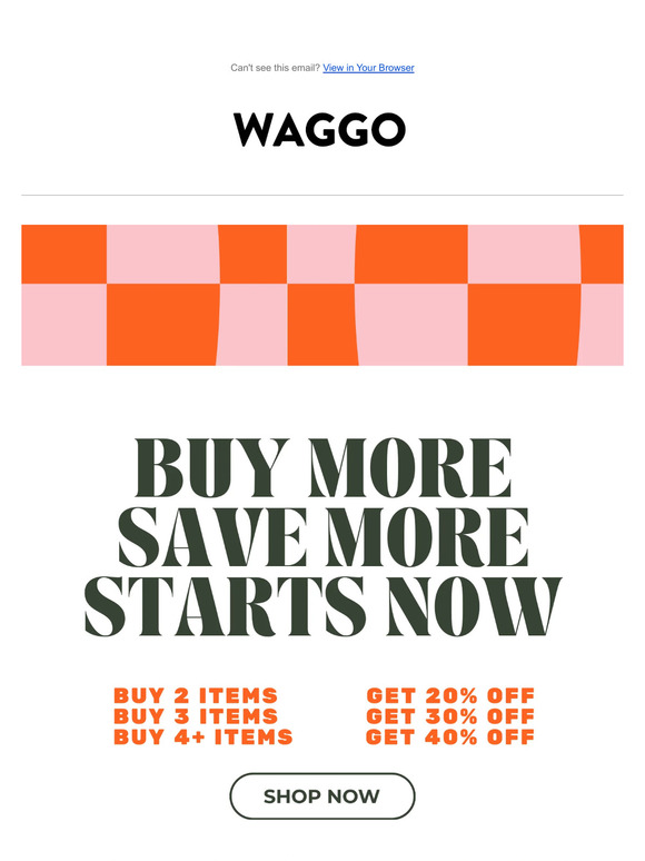 Buy More, Save More Event Starts Now!
