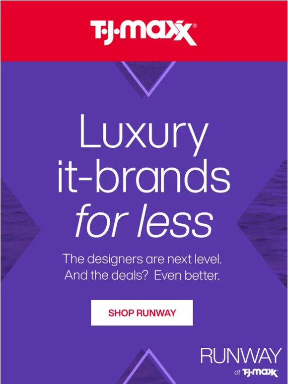 RUNWAY: New luxury deals! 🛍️​
