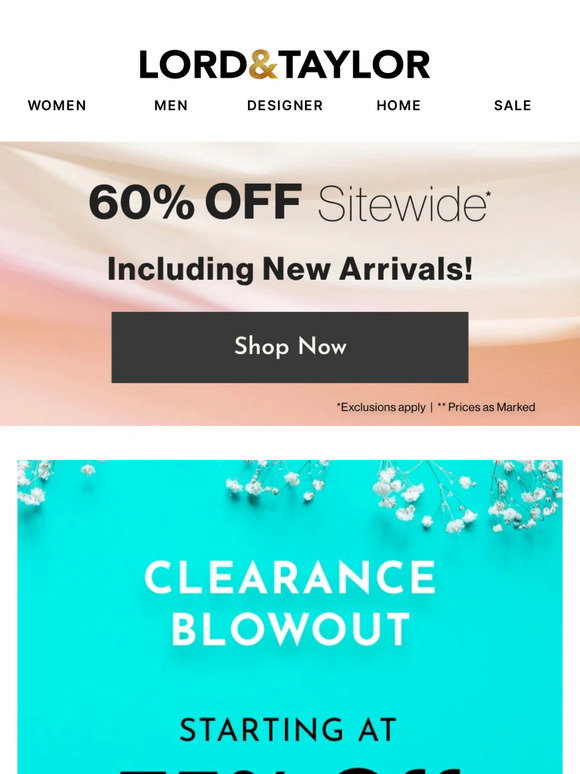 Lord &amp; Taylor Email Newsletters: Shop Sales, Discounts, and Coupon Codes