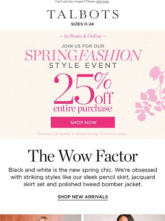 The Wow Factor + 25% off everything