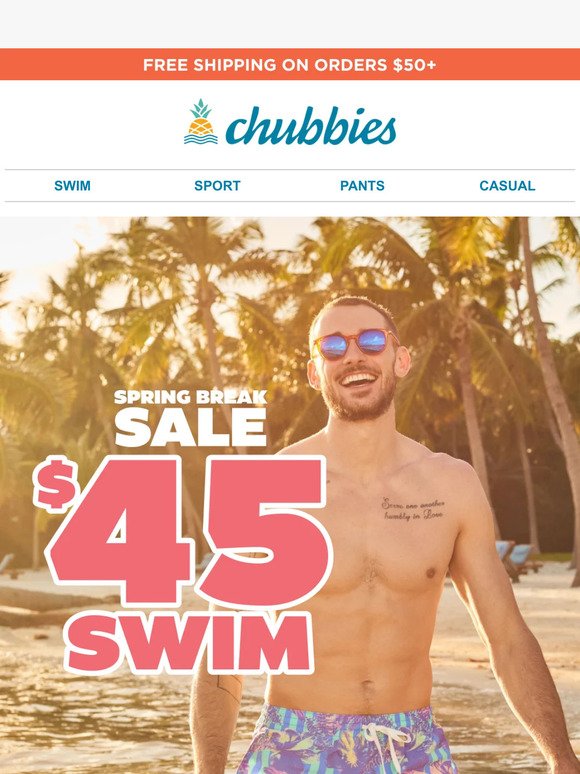 Girl math says $45 Swim Trunks are essentially free