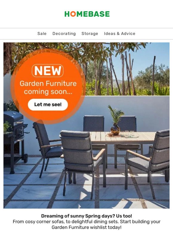 NEW garden furniture has landed! ☀️