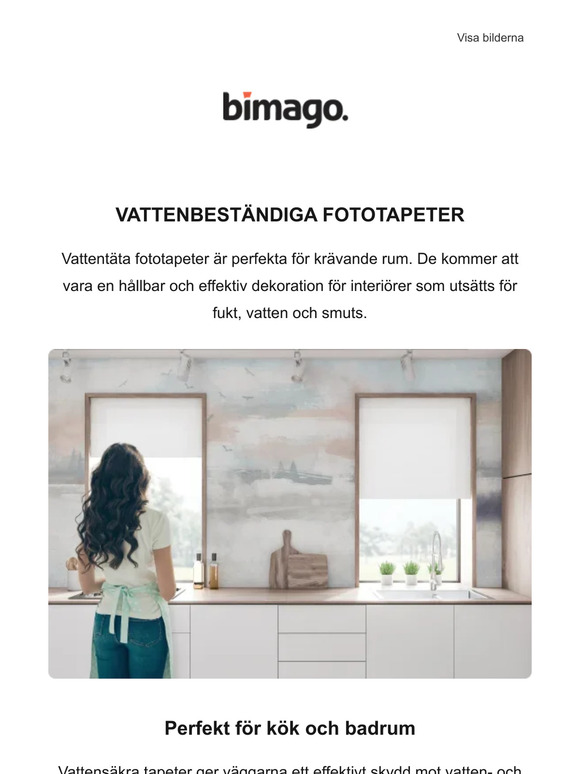 Vi rekommenderar dem särskilt för kök, matsal och barnrum