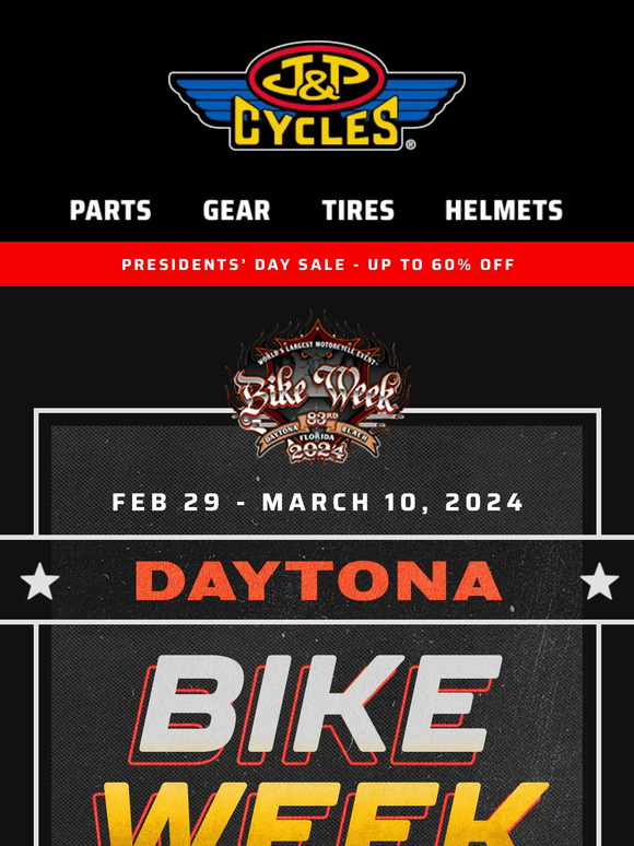 jpcycles Daytona Bike Week 2024 ☀️🏁 Milled