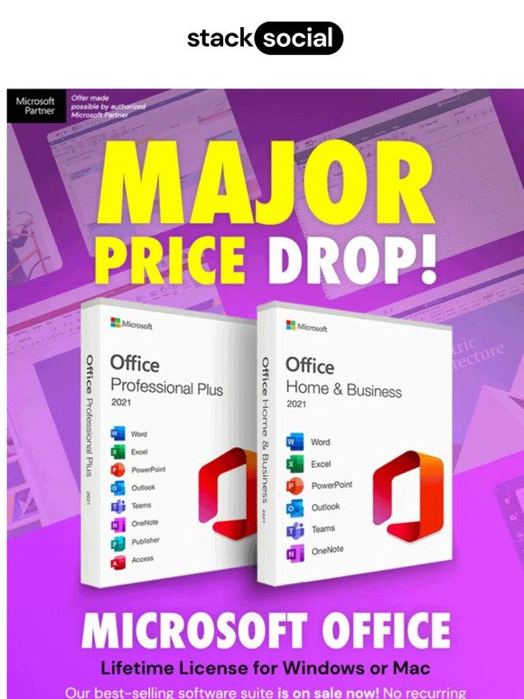 Major Price Drop! 🚨 Microsoft Office is $45 for Windows!