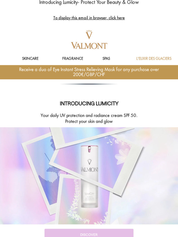 New! Dual-action UV protection SPF 50