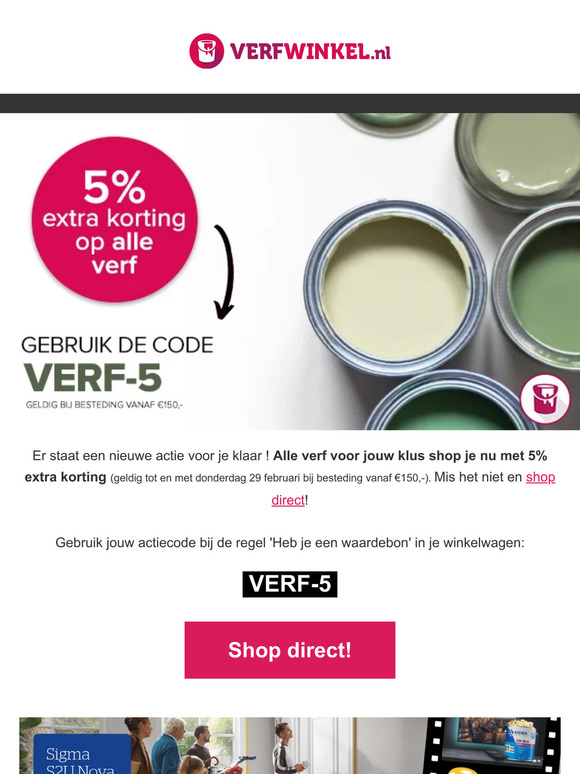🎁We hebben een nieuwe actie voor je