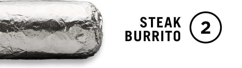 2. Steak Burrito
