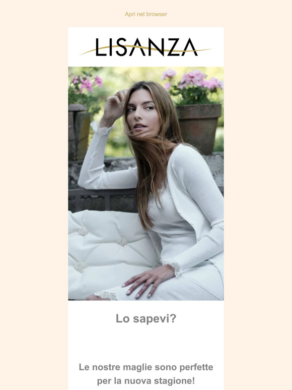 Scopri l'offerta esclusiva di Lisanza : ti stupirà! -60% sulle collezioni invernali