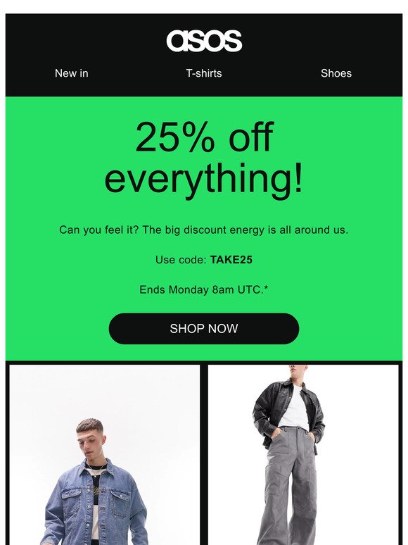 25% off *everything* 💫