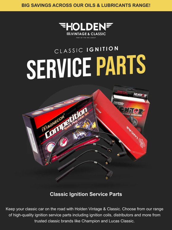 Classic Ignition Service Parts⚙️