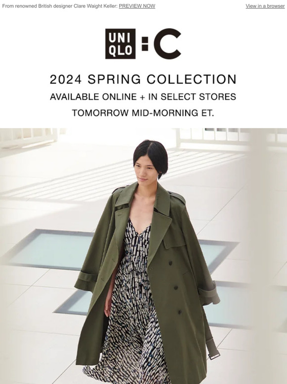 UNIQLO UNIQLO C 2024 Spring/Summer drops tomorrow Milled