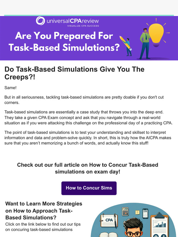 How to Concur Task-Based Simulations