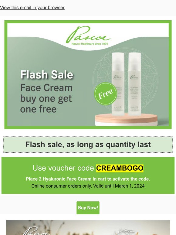 ⚡Flash Sale: Face Cream buy one get one free