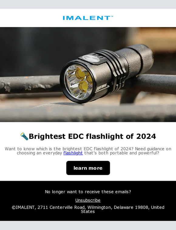 IMALENT: 🔦Brightest EDC flashlight of 2024 | Milled